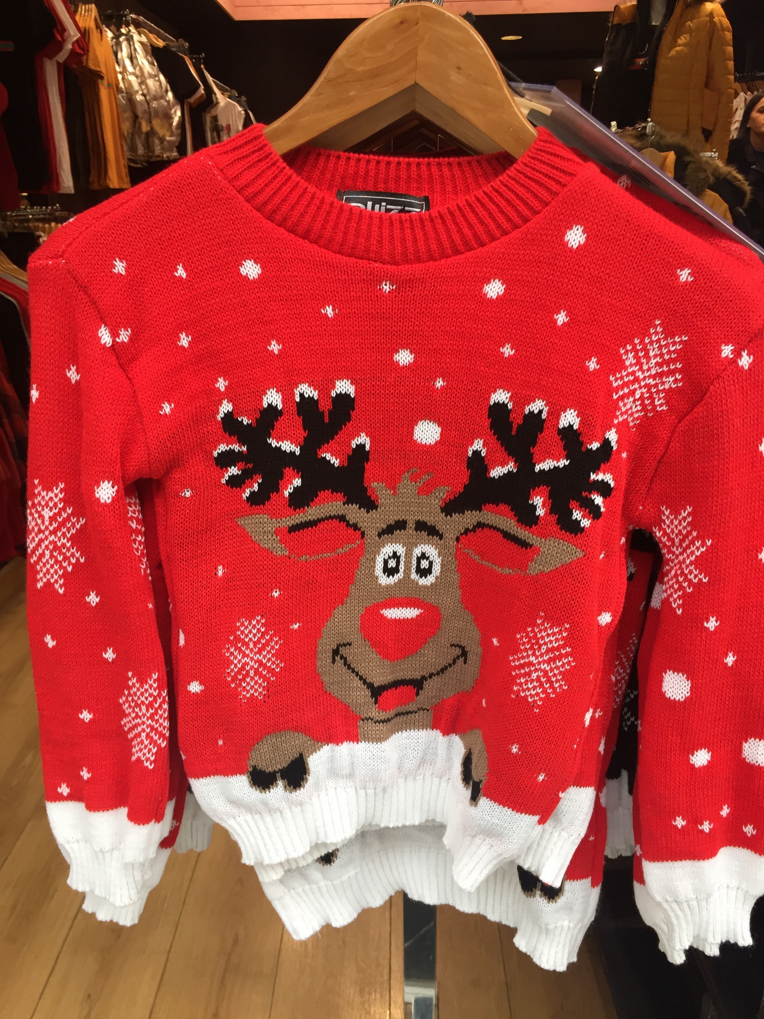 maglioni con renne natalizie